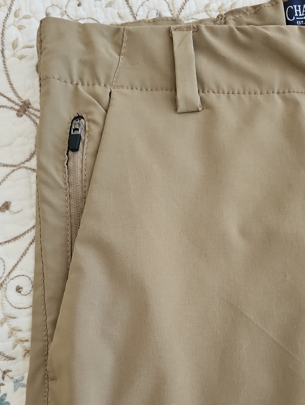 ☀️HP☀️Chaps Men's Performance Stretch Chino Shorts SZ 30 - Picture 5 of 14